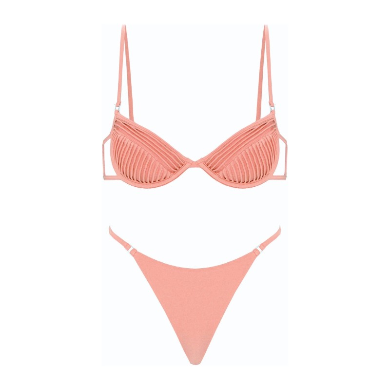 셀리아 리치우드 에이미 리브드 발코네트 비키니 AMYBIKINI PEACH