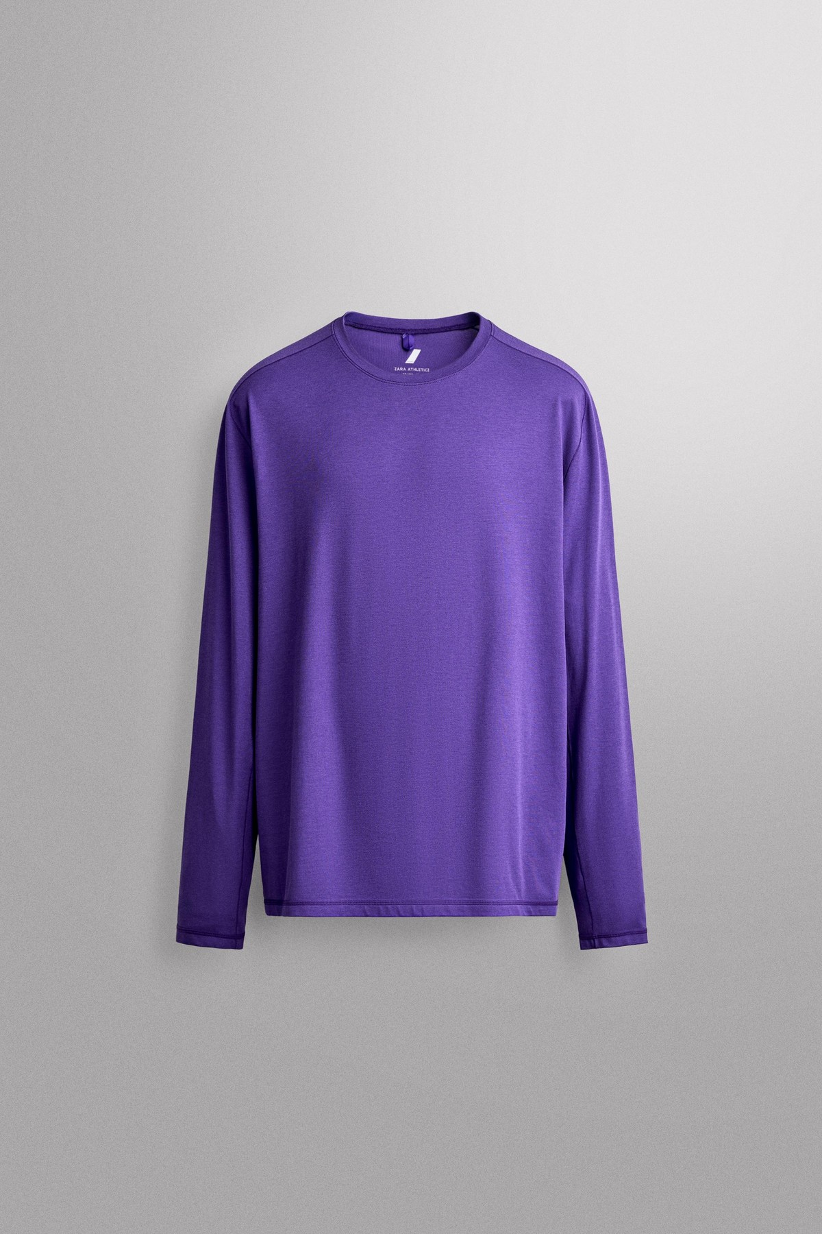 자라 테크니컬 라운드넥 긴팔 티셔츠 4387/389/611 PURPLE