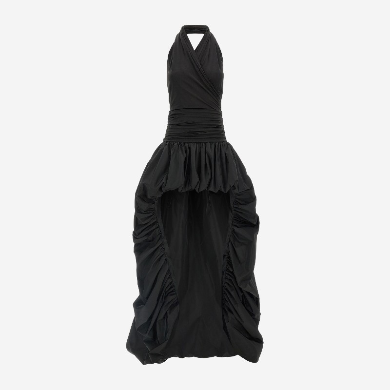 디 안나마네 알렉산드라 비대칭 맥시 원피스 TM200187ATJP185 BLACK