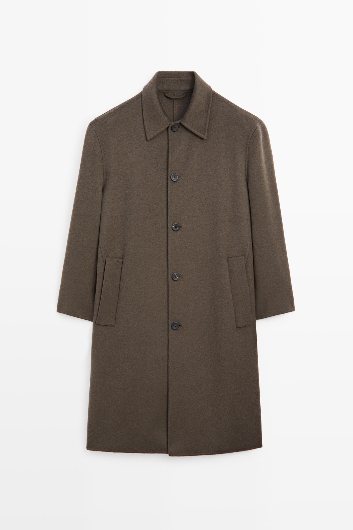 마시모두띠 울 캐시미어 혼방 롱 코트 3673/573 DARK KHAKI