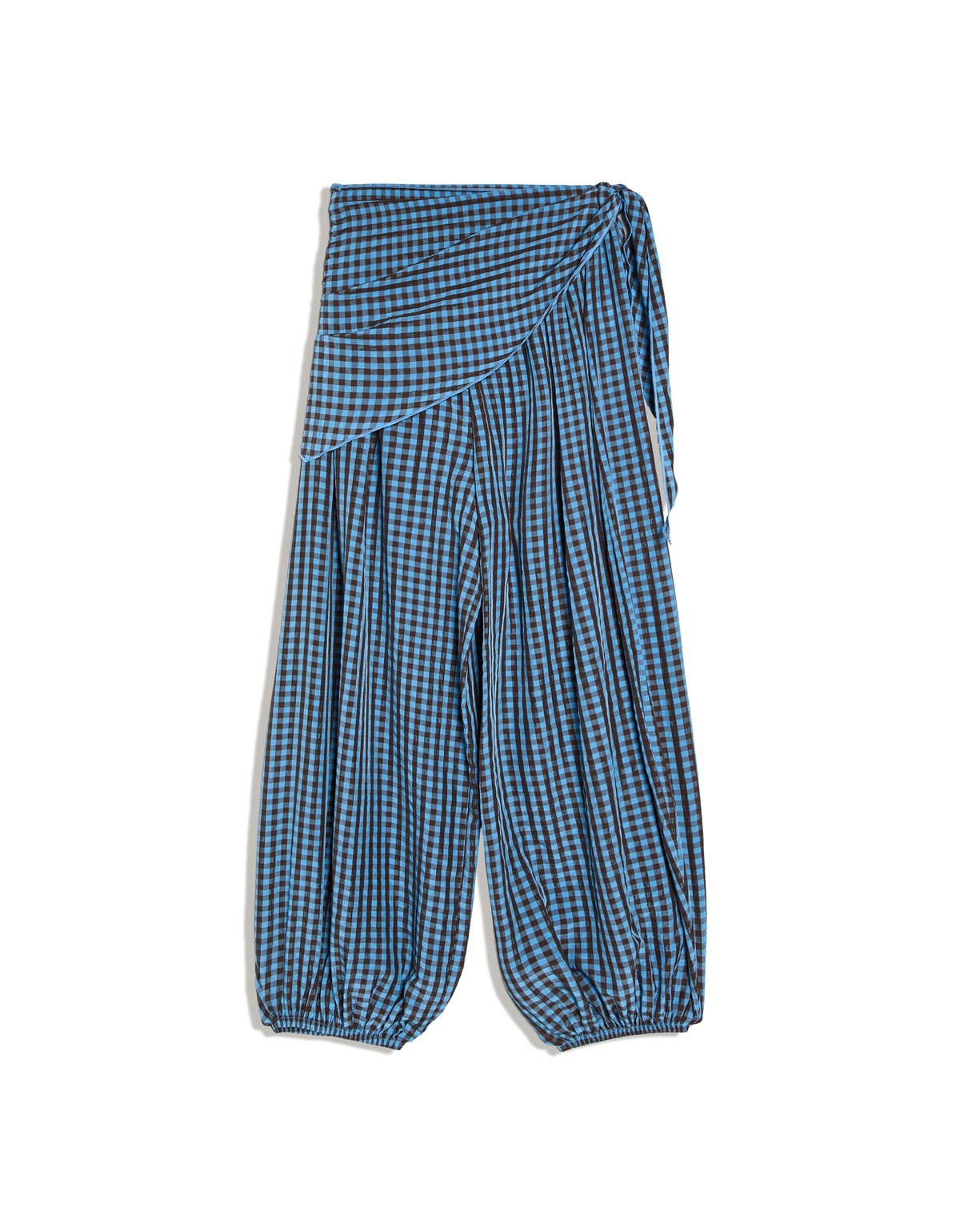 버쉬카 스카프 디테일 사루엘 팬츠 3531/172 BLUE