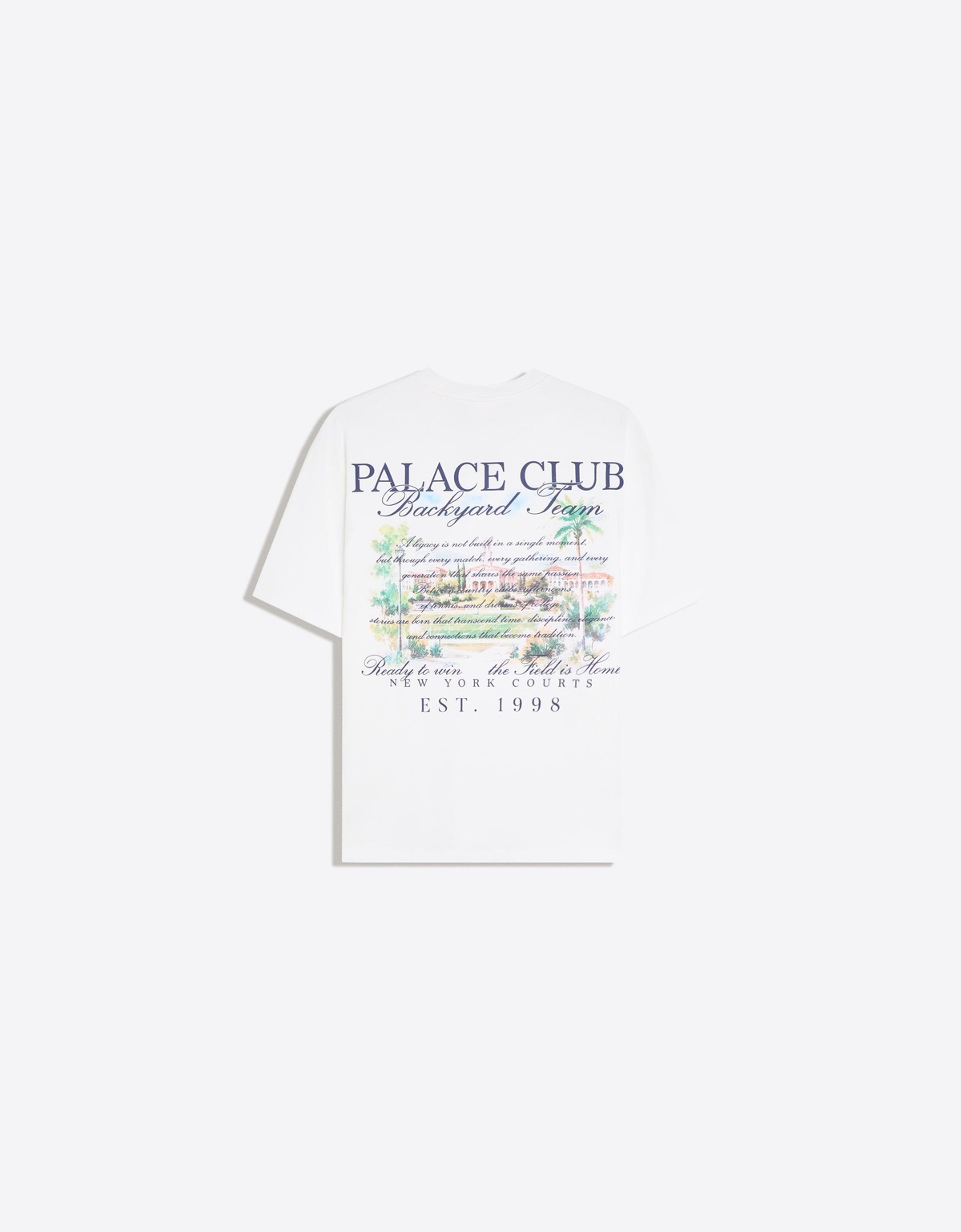 버쉬카 릴렉스핏 프린트 반팔 티셔츠 4304/218 WHITE