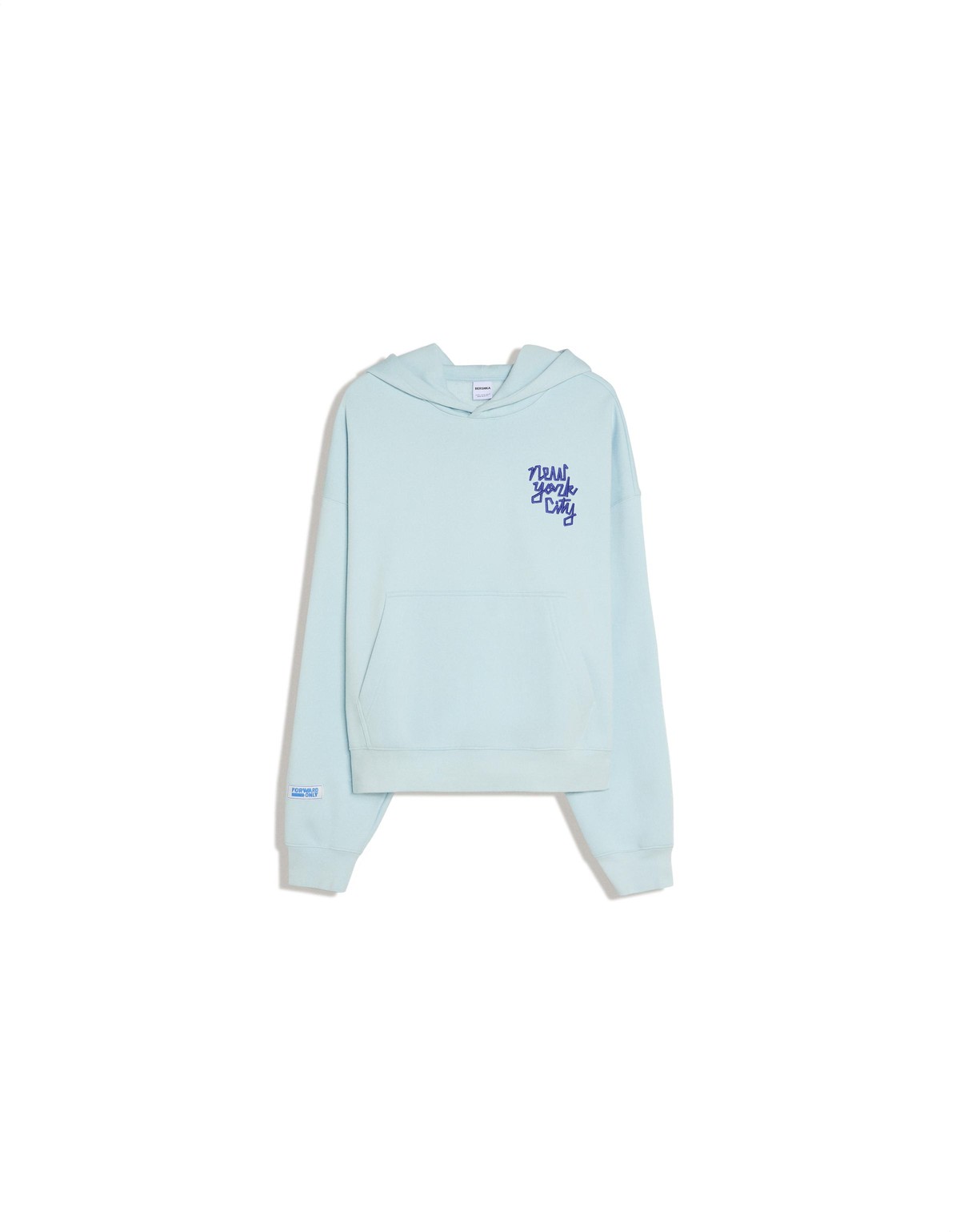 버쉬카 그래픽 자수 면 혼방 후디 4386/112 LIGHT BLUE