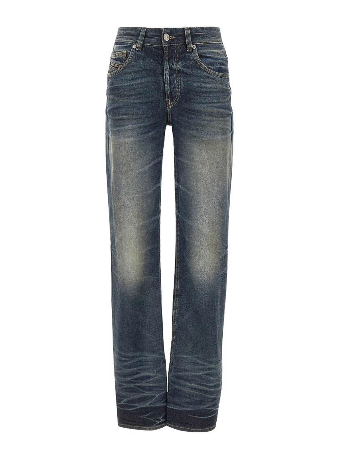 디젤 A Washed On Thigh 진 빈티지 여성 블루 26FW A260990DBFC01
