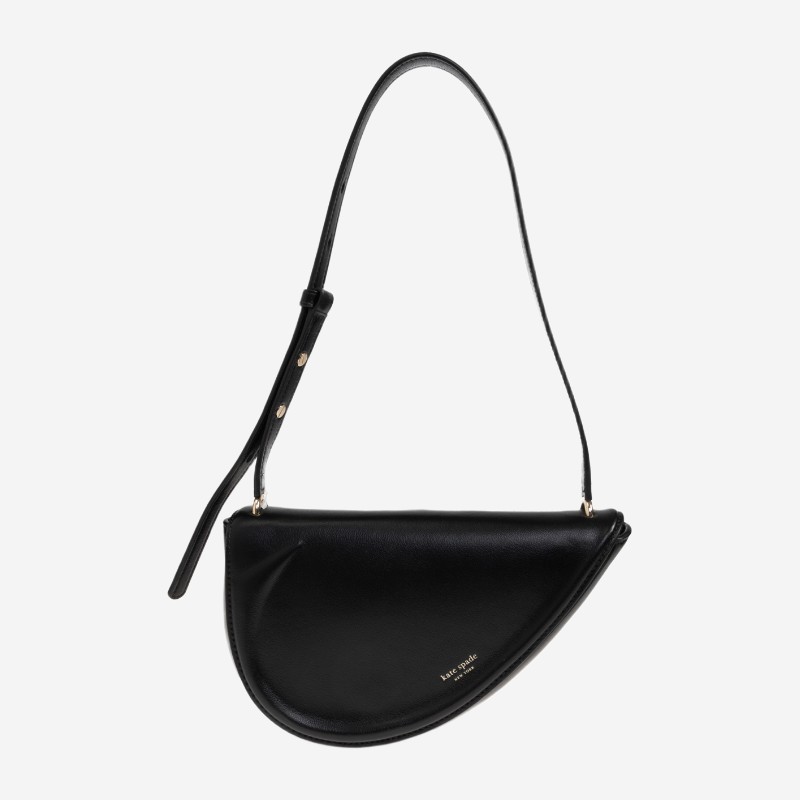 케이트 스페이드 더 스페이드 하프문 가죽 숄더백 KN288BLK BLACK