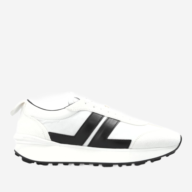 랑방 범퍼 로고 로우탑 스니커즈 NYLOH250010 WHITE