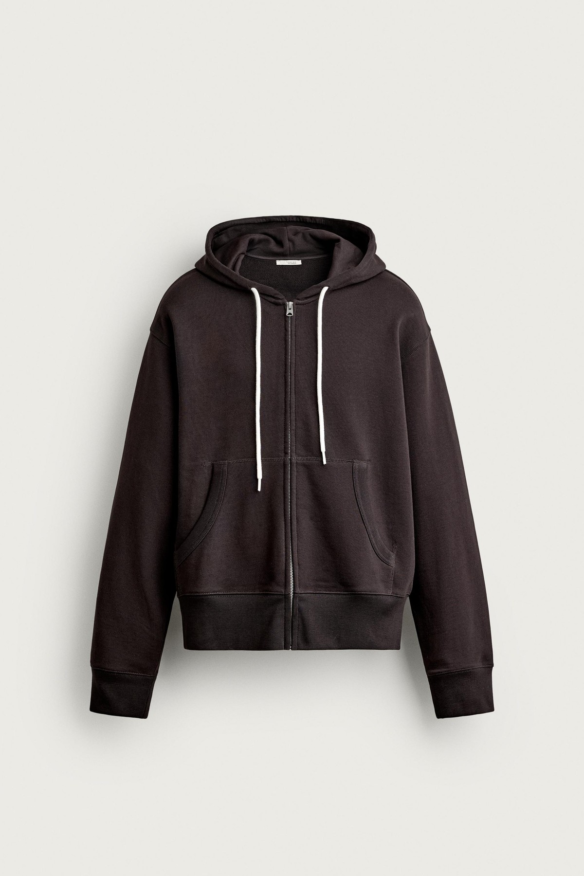 자라 레귤러핏 워시드 후드 집업 3443/386/898 DARK ANTHRACITE