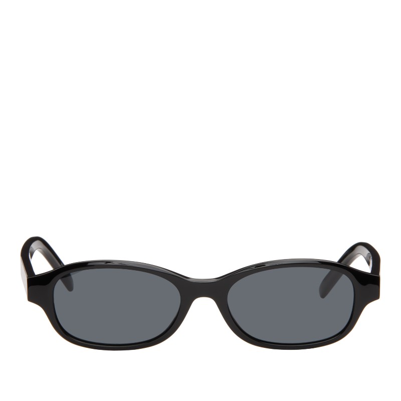 지방시 오벌 선글라스 GV40142IW5201A SHINY BLACK / SMOKE