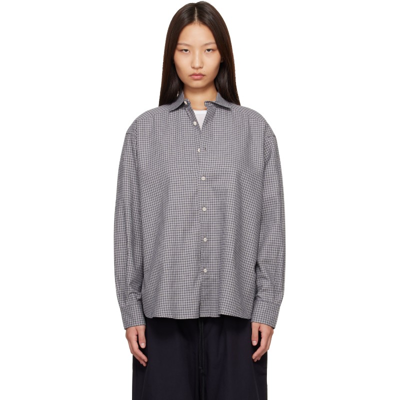 베이스레인지 그레이 플란넬 클로드 셔츠 Tscl-Flc-Aw26 Consul Check