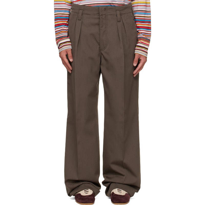 폴스미스 브라운 루즈 핏 울 슬랙스 M1R-A270-W03207-73 73 Grey