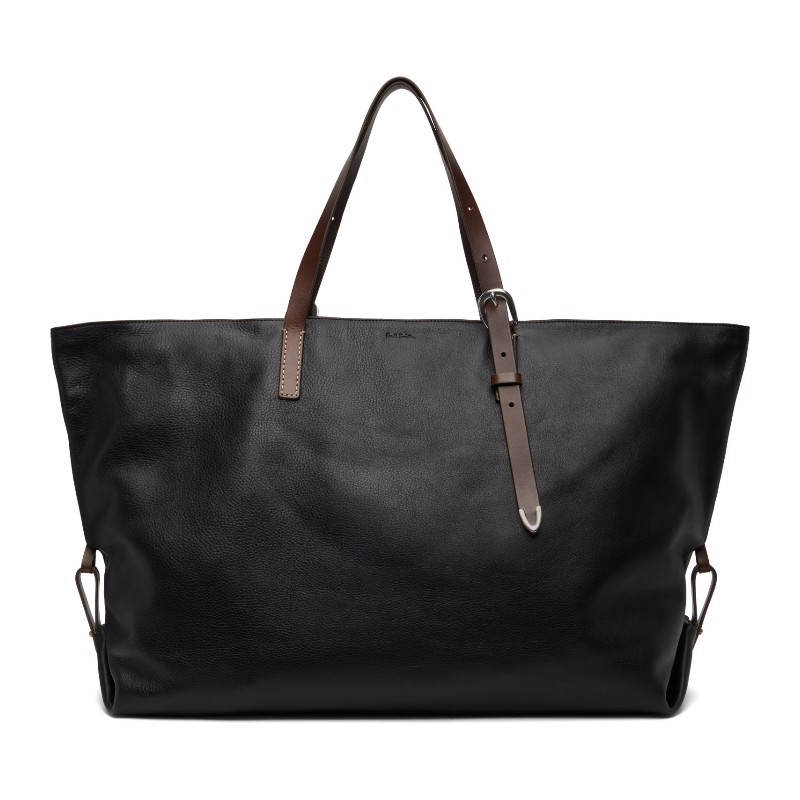 폴스미스 블랙 가죽 더플백 M1A-8377-WVINTG-79 79 Black