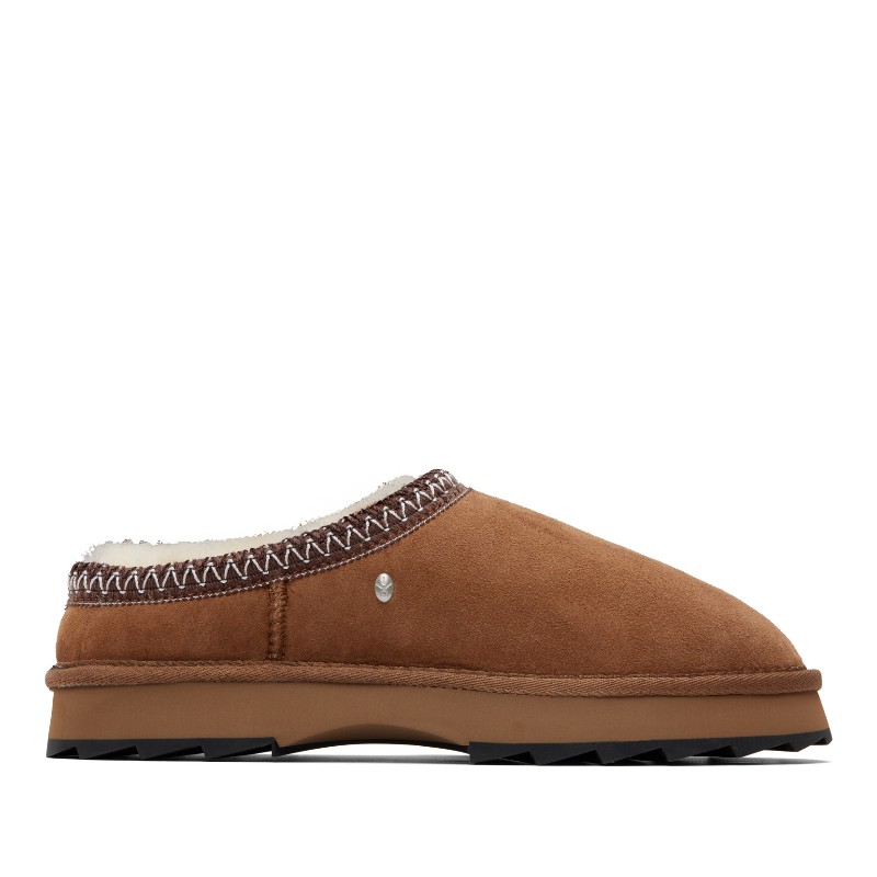 이뮤 브라운 샤키 스커프 슬리퍼 W13179 Chestnut