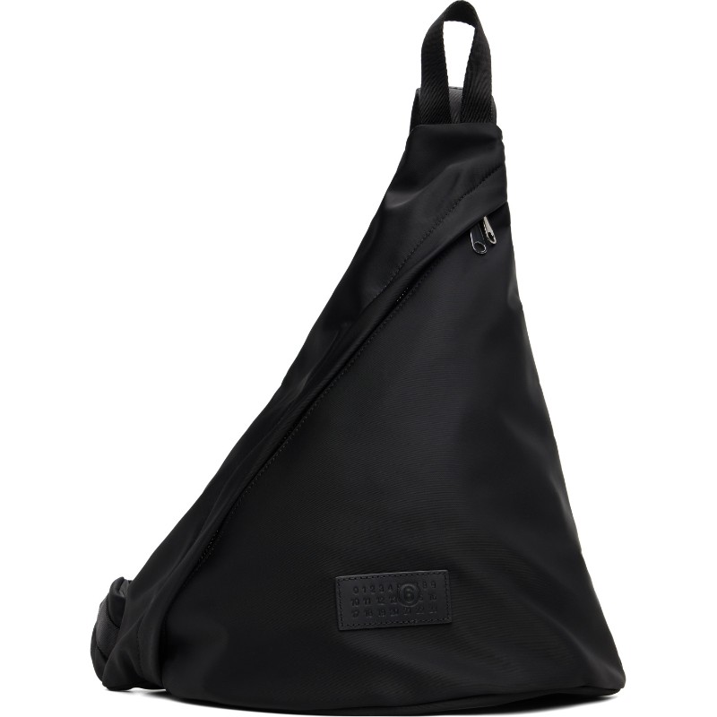 MM6메종마르지엘라 블랙 나일론 슬링 크로스 백팩 SB5WG0038 P8504 T8013 Black