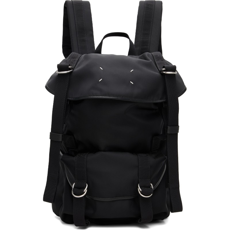 메종마르지엘라 블랙 미디엄 하이 테크 백팩 SB2WA0014 P9243 T8013 Black