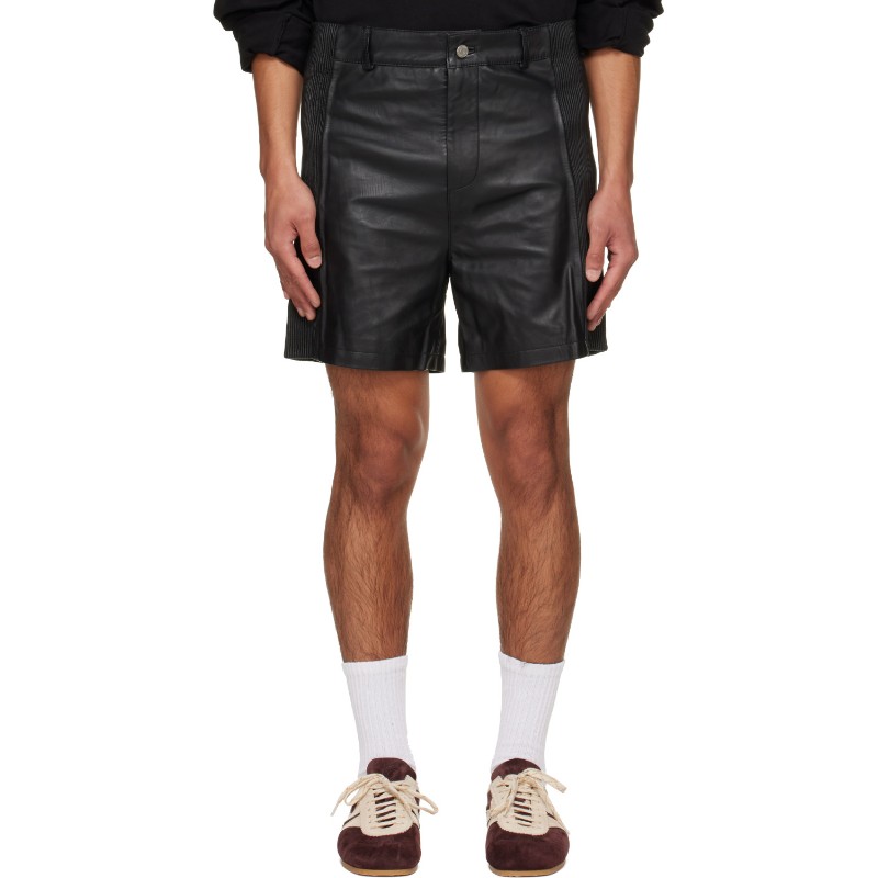 데드우드 블랙 스카우트 가죽 쇼츠 SCOUT Black