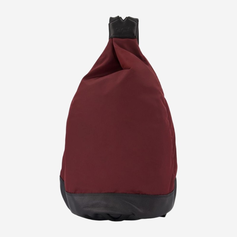 요지야마모토 하카마 턱 나일론 백팩 KN3835 A71Z BORDEAUX