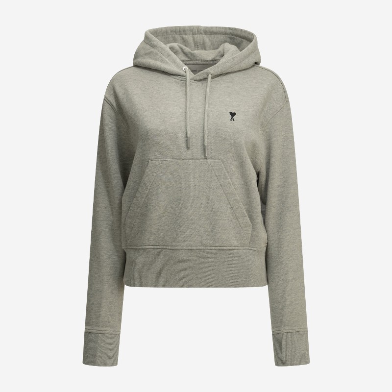 아미 체스트 로고 후드티 FSW800730A273 GREY