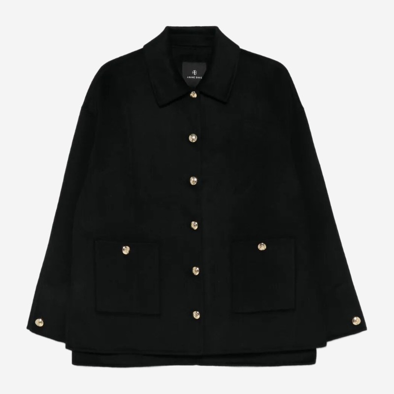 애니빙 루카 박시 재킷 A0110442BLK26 BLACK
