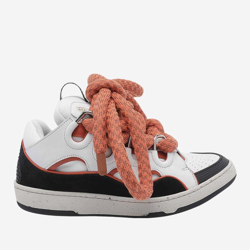 랑방 커브 가죽 로우탑 스니커즈 SKDK12DRCO1090 WHITE