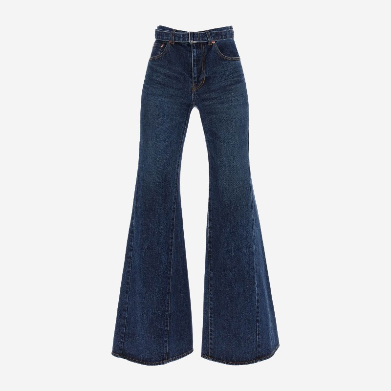 사카이 하이웨이스트 플레어 진 2407290 401