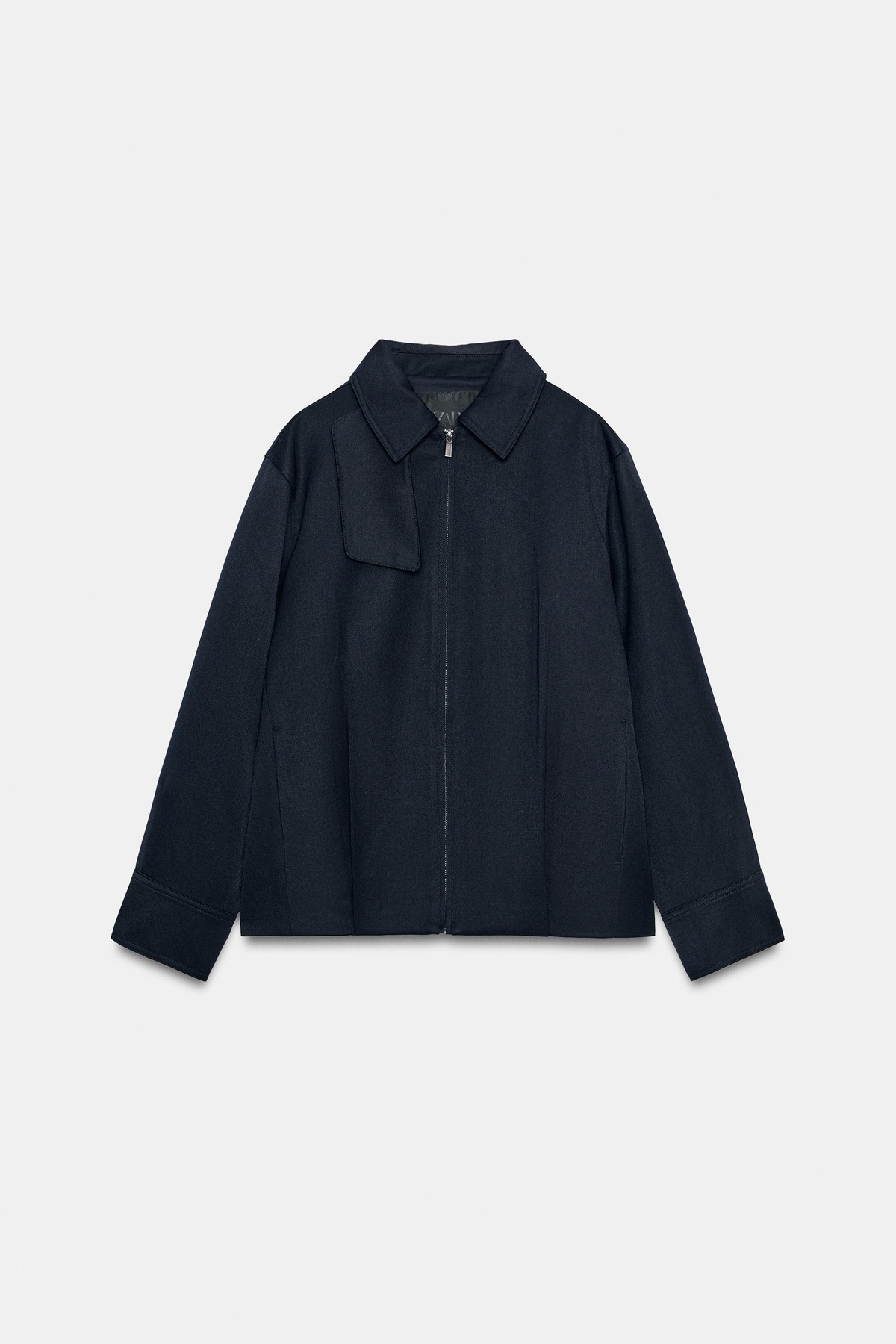 자라 벌룬 헴 집업 자켓 7522/240/422 DARK NAVY