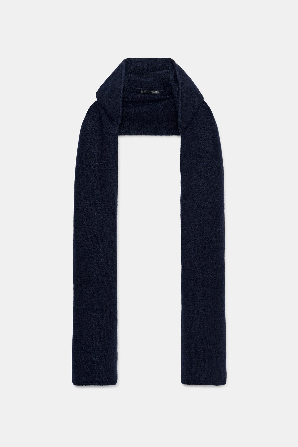 자라 후드 니트 머플러 스카프 3739/240/401 NAVY BLUE
