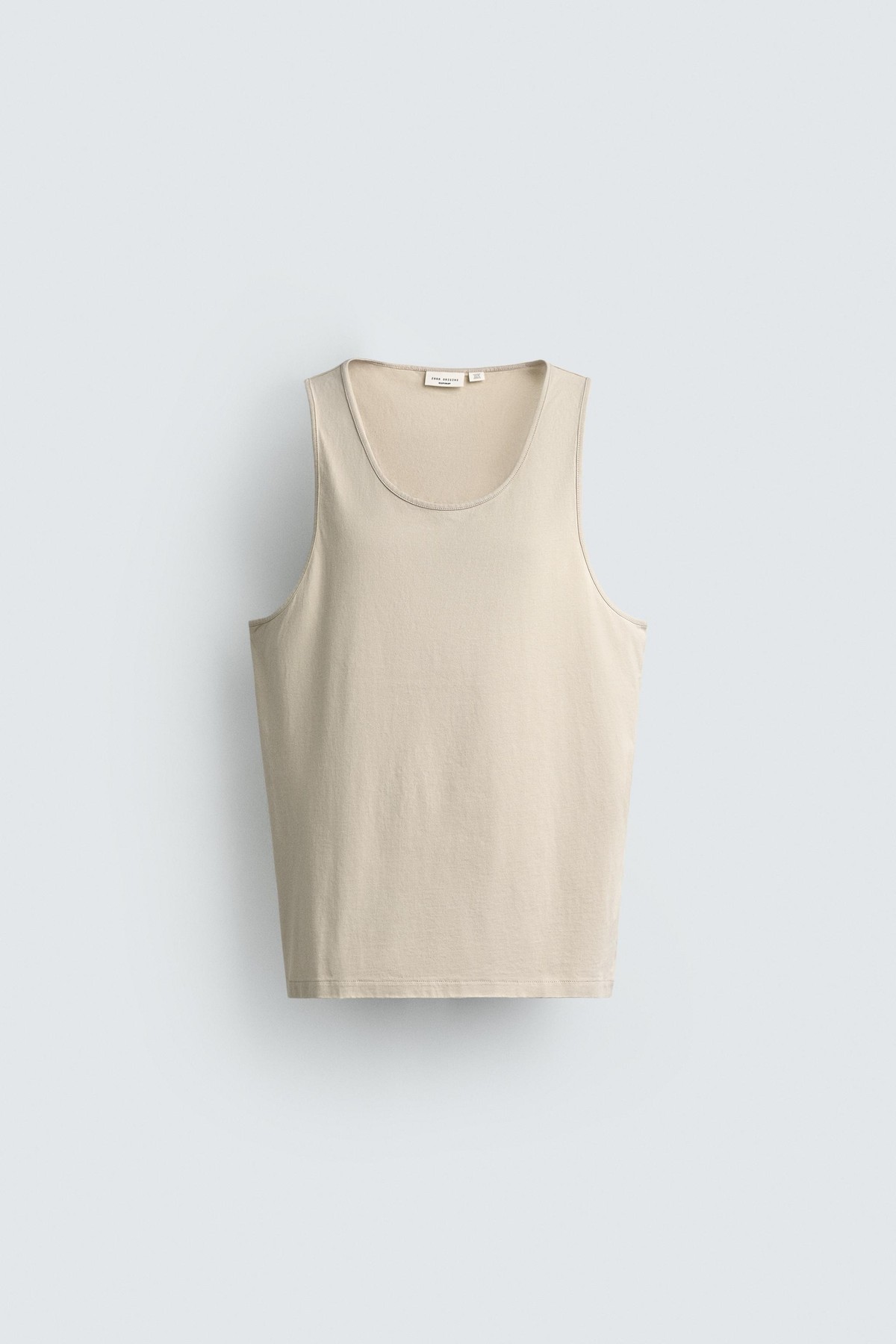 자라 레귤러핏 라운드넥 민소매 탱크탑 4231/306/721 LIGHT BEIGE