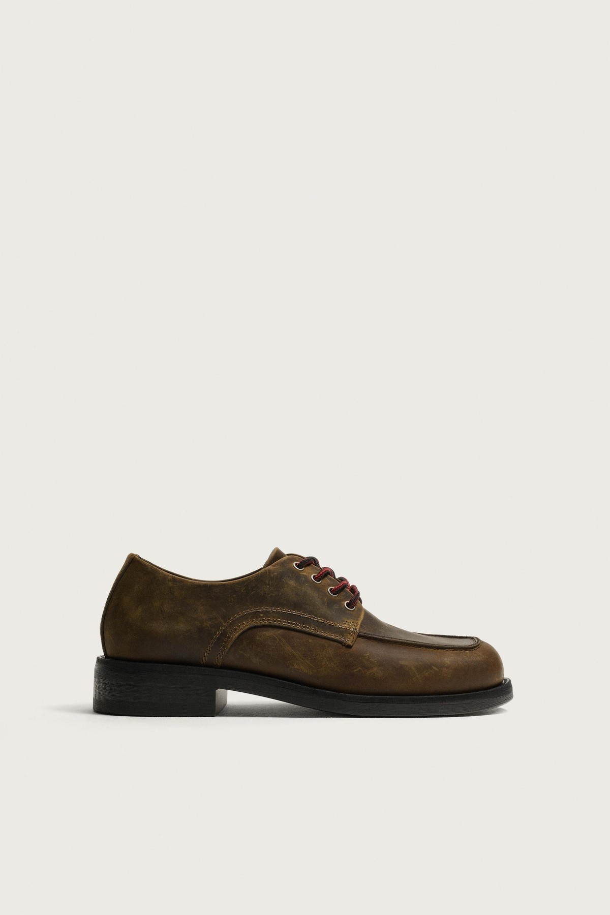 자라 빈티지 레더 레이스업 슈즈 2480/820/700 BROWN