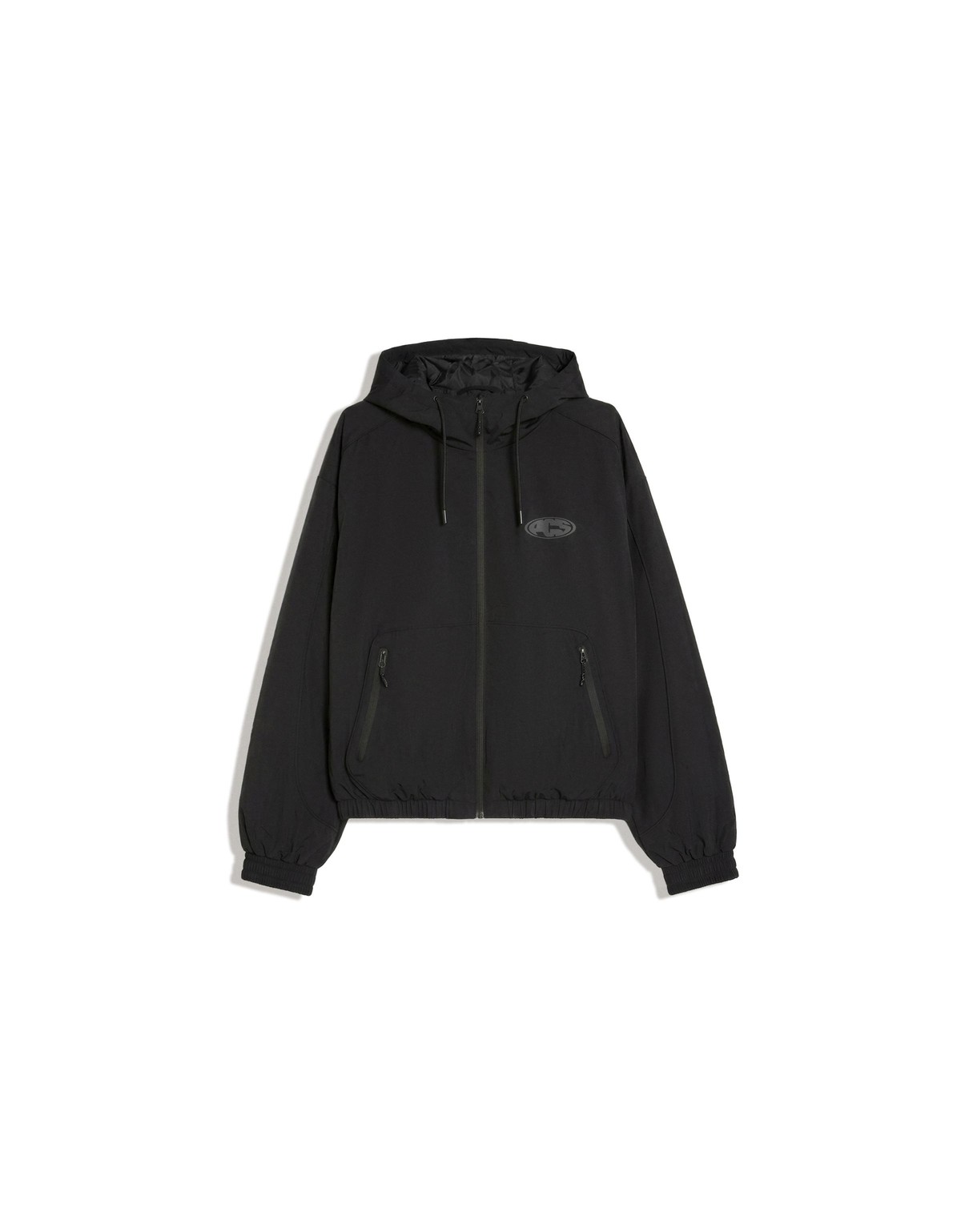 버쉬카 테크니컬 후드 집업 자켓 2307/046 BLACK