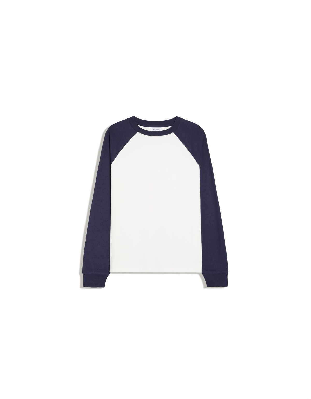 버쉬카 래글런 크루넥 긴팔 티셔츠 3489/116 NAVY