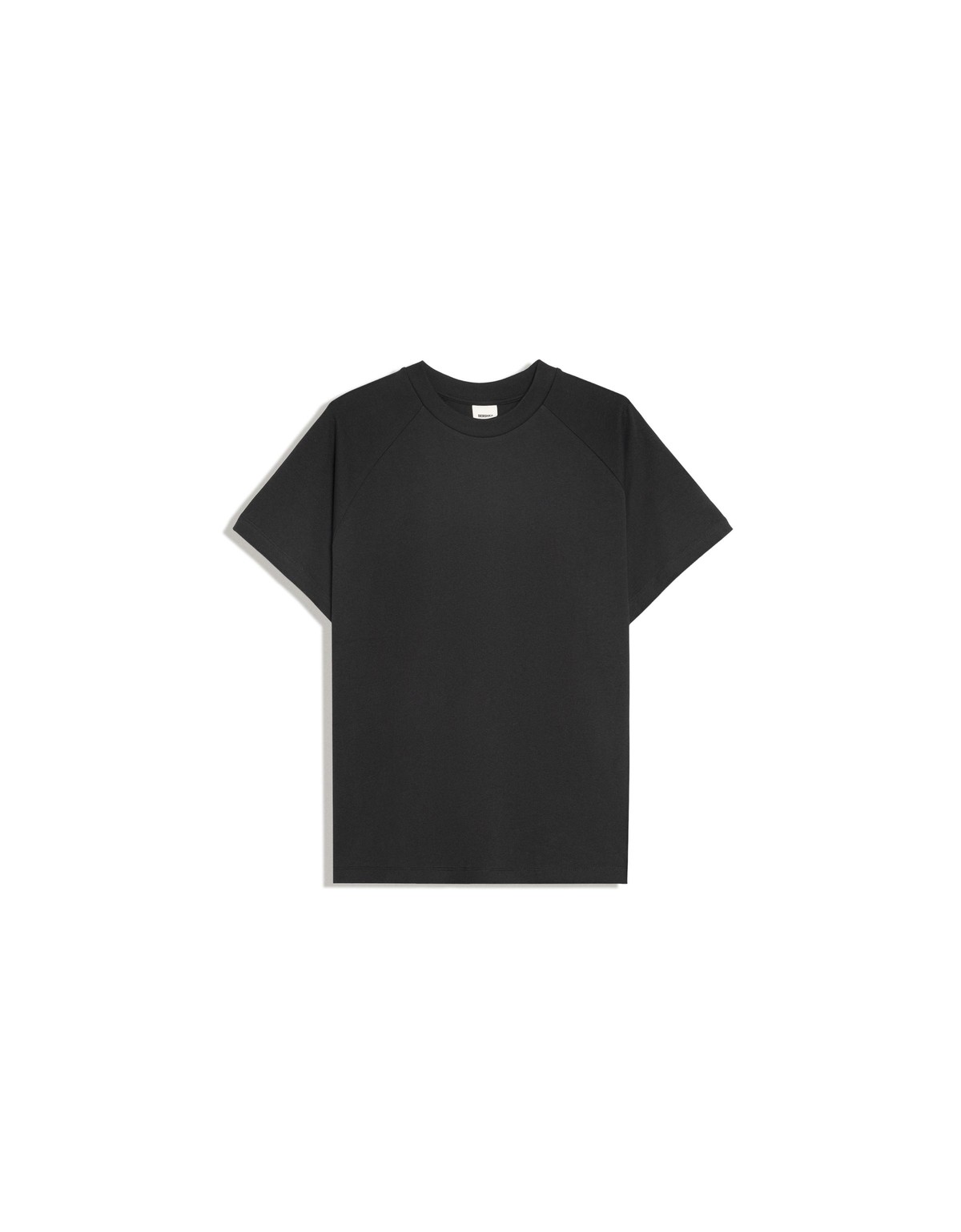 버쉬카 래글런 크루넥 반팔 티셔츠 4312/777 BLACK