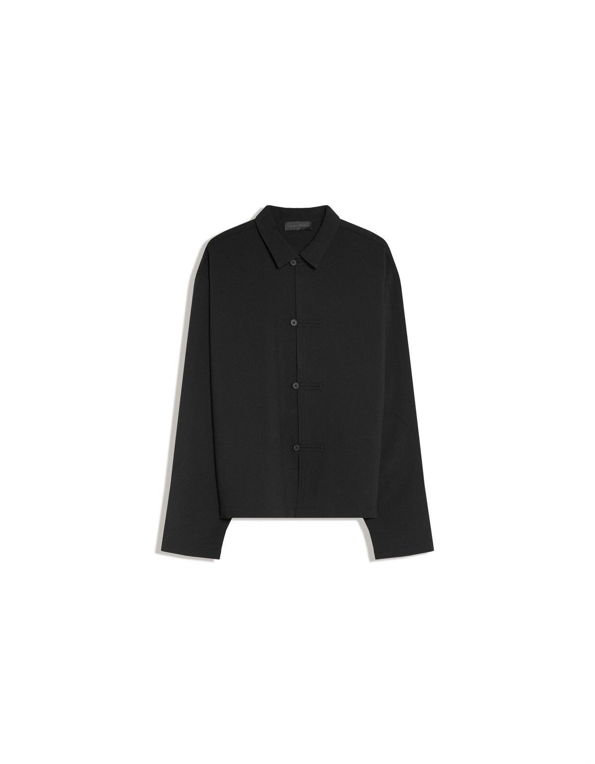 버쉬카 박시 긴팔 셔츠 3753/711 BLACK