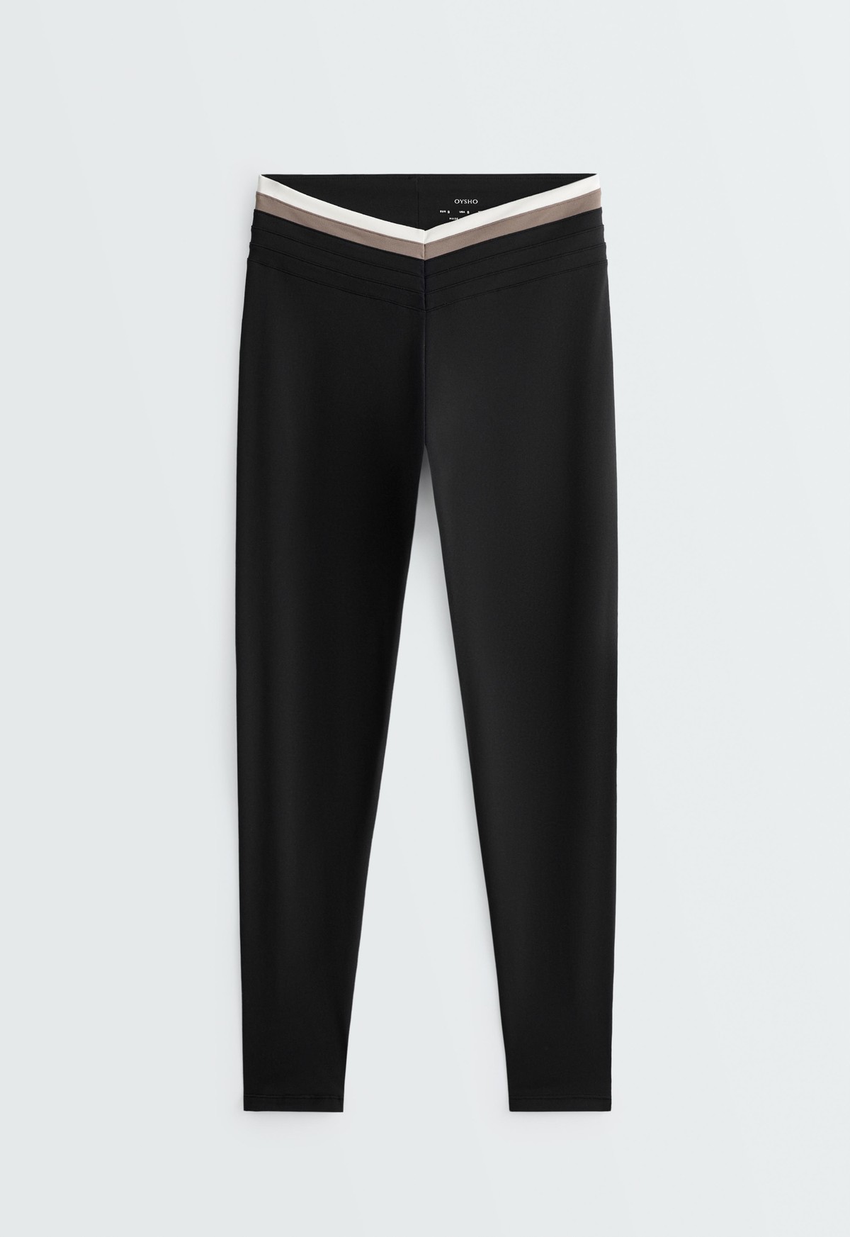 오이쇼 컴포트럭스 컬러블록 레깅스 6281/226/800 BLACK