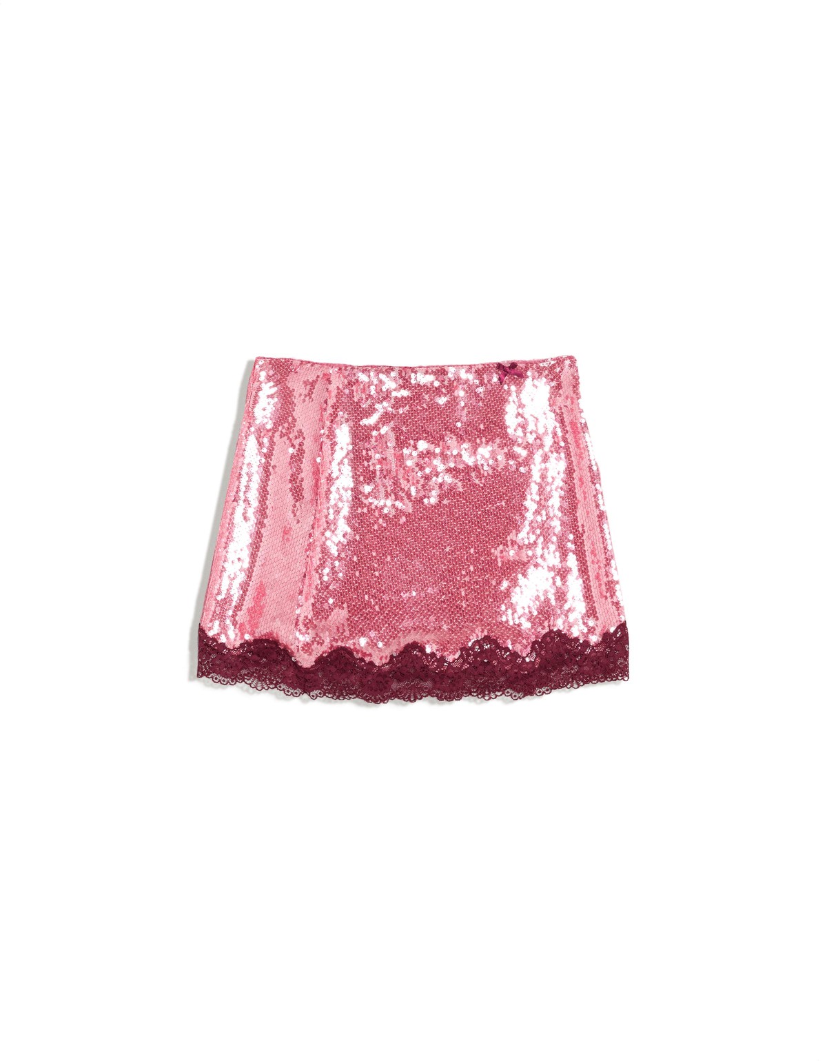 버쉬카 스팽글 레이스 미니 스커트 3700/710 PINK