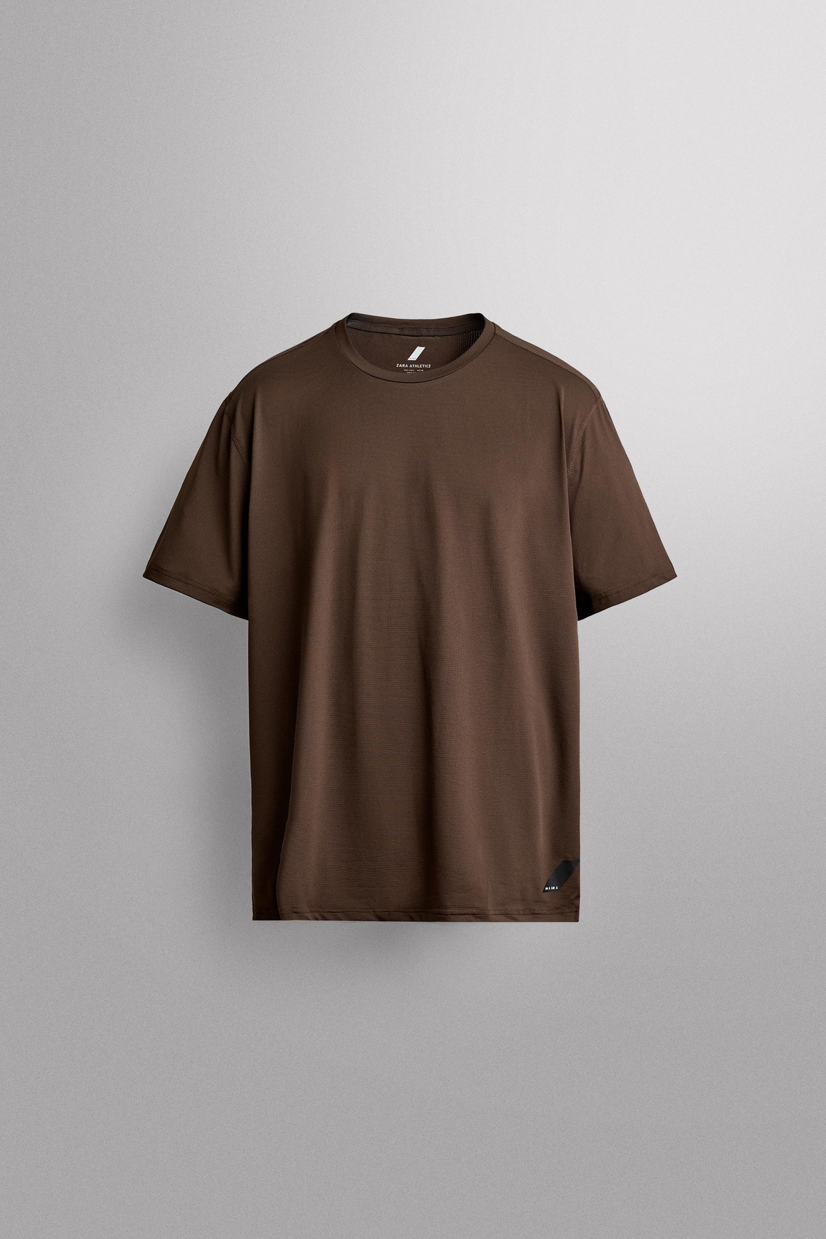 자라 테크니컬 반팔 트레이닝 티셔츠 4387/400/700 BROWN