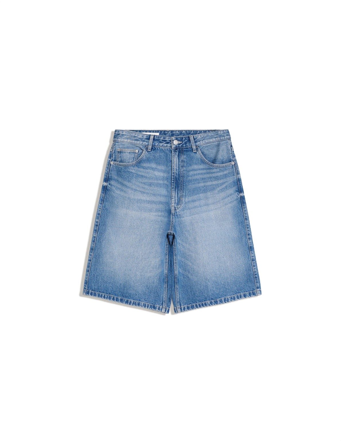 버쉬카 슈퍼 배기 데님 버뮤다 반바지 4027/534 LIGHT BLUE