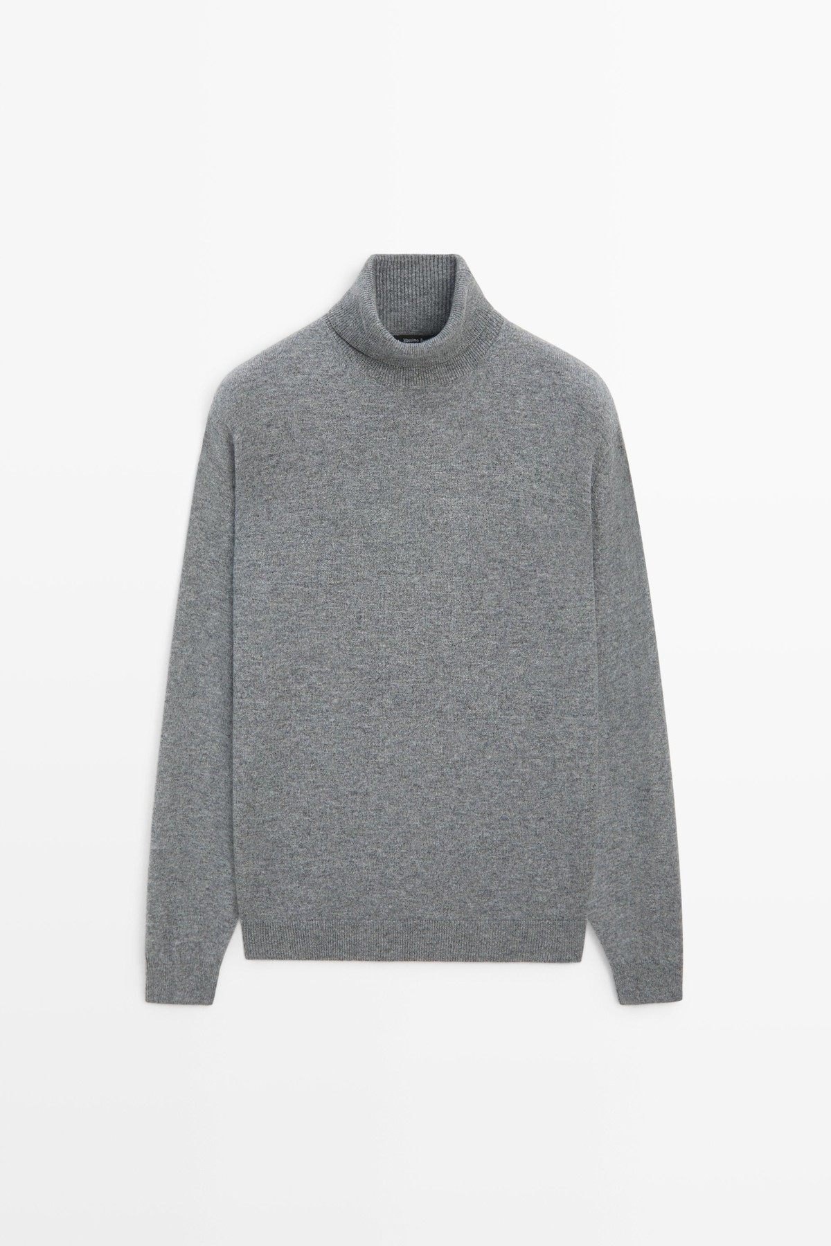 마시모두띠 울 100% 터틀넥 니트 스웨터 1418/222 ANTHRACITE GREY
