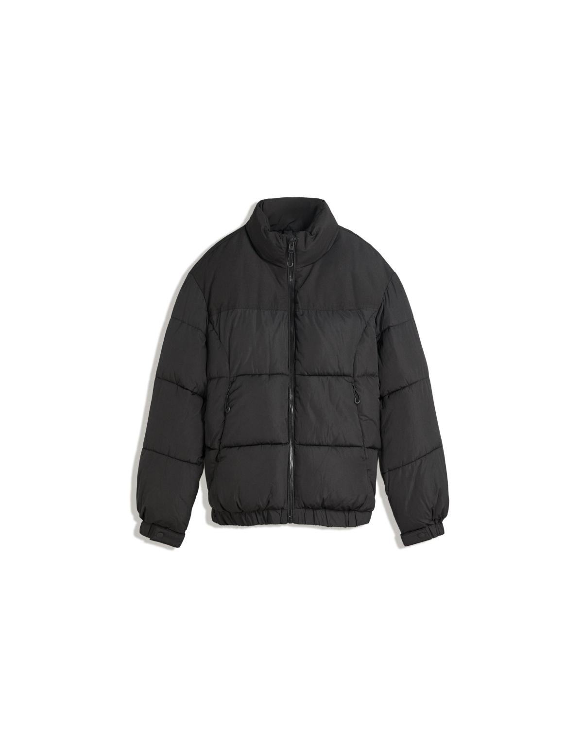 버쉬카 테크니컬 블랙 숏패딩 6770/046 BLACK