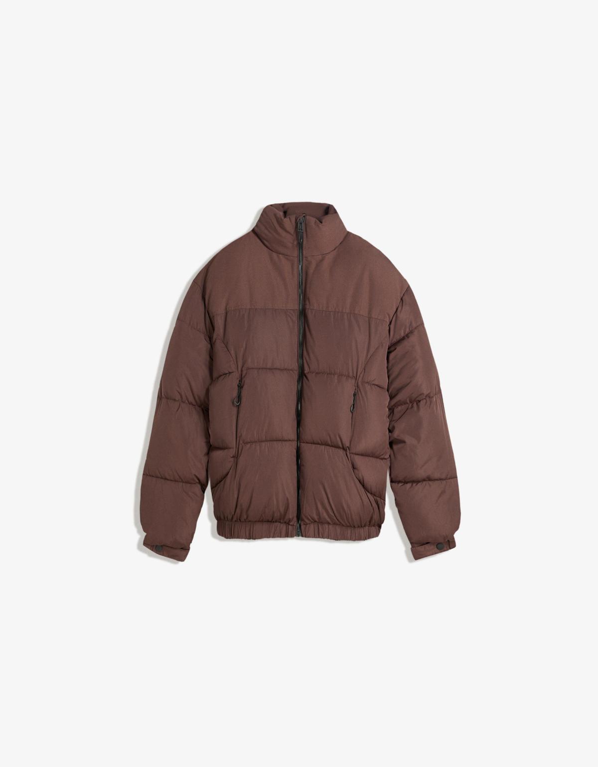 버쉬카 테크니컬 라이트 브라운 숏 패딩 6770/046 BROWN