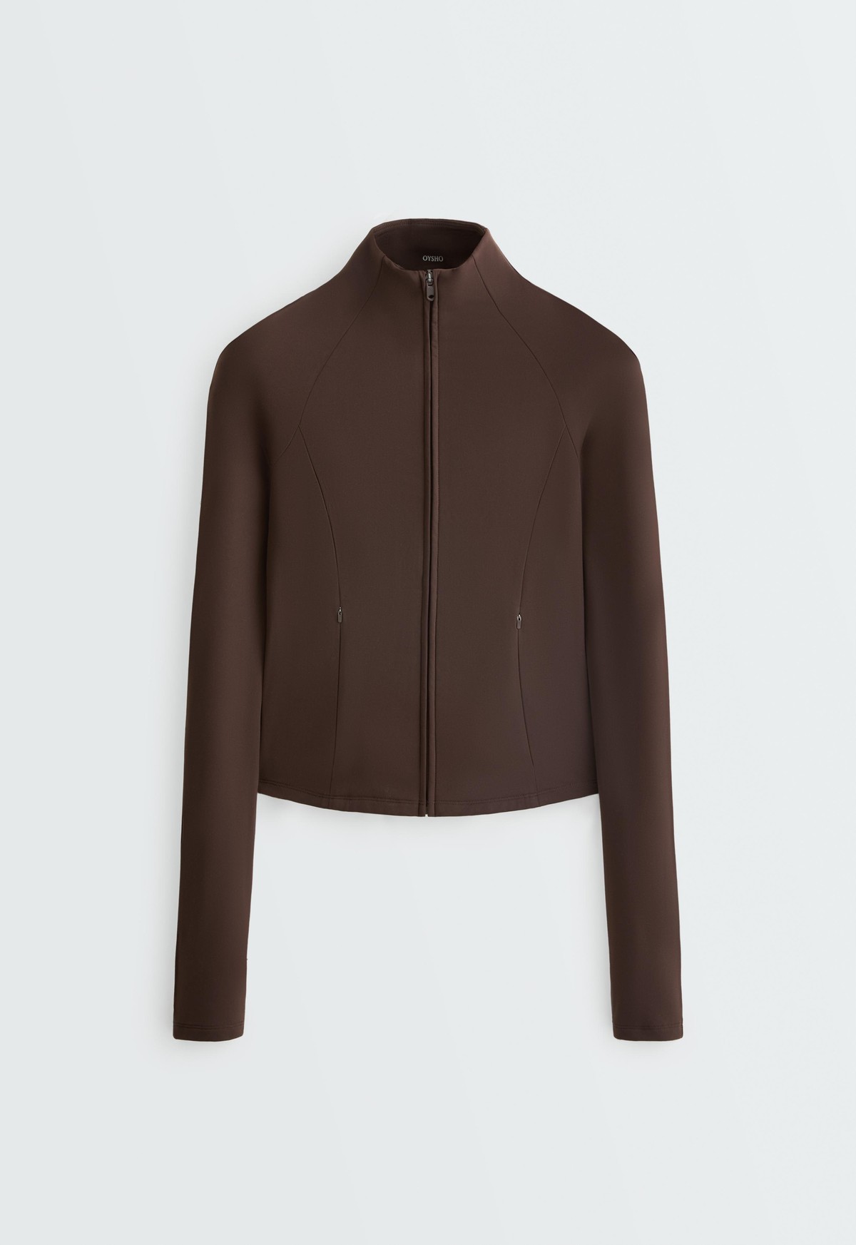 오이쇼 테크니컬 웜 하이넥 집업 자켓 6588/332/709 DARK REDDISH-BROWN