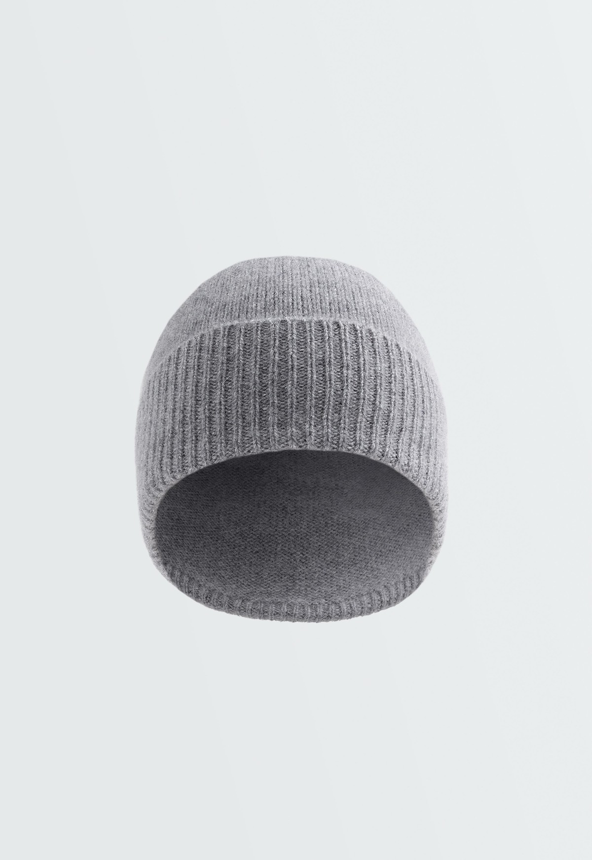 오이쇼 100% 캐시미어 니트 비니 6980/197/984 PALE GREY MELANGE