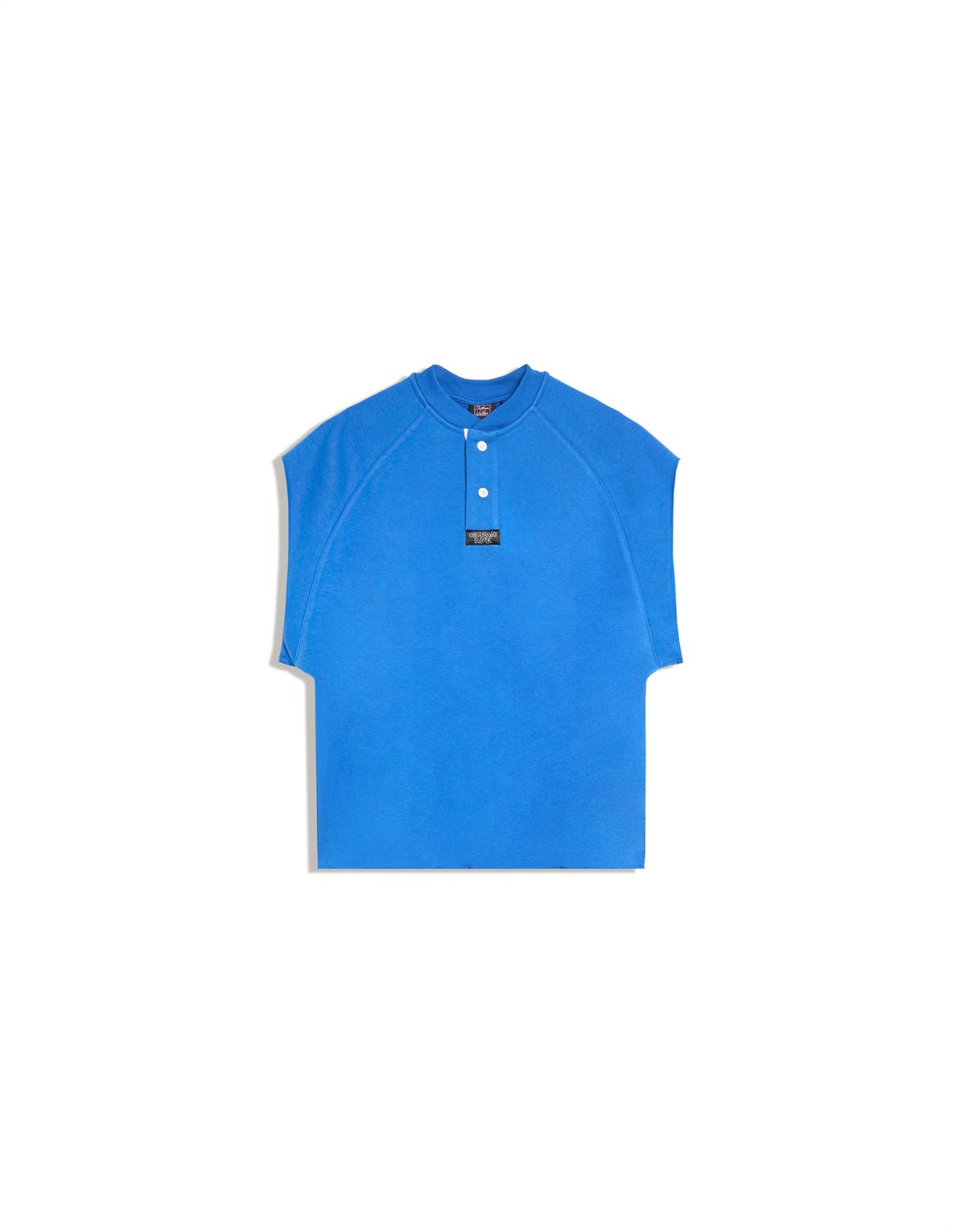 버쉬카 플리스 헨리넥 민소매 탑 4487/734 BLUE