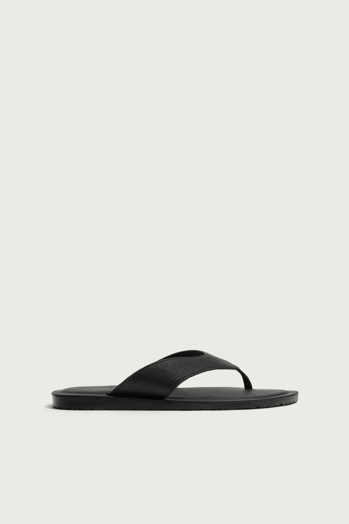 자라 레더 토 스트랩 플랫 샌들 2763/720/800 BLACK