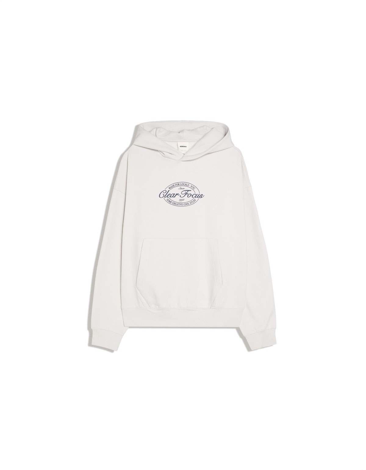버쉬카 프린트 후드 스웨트셔츠 3370/190 GREY