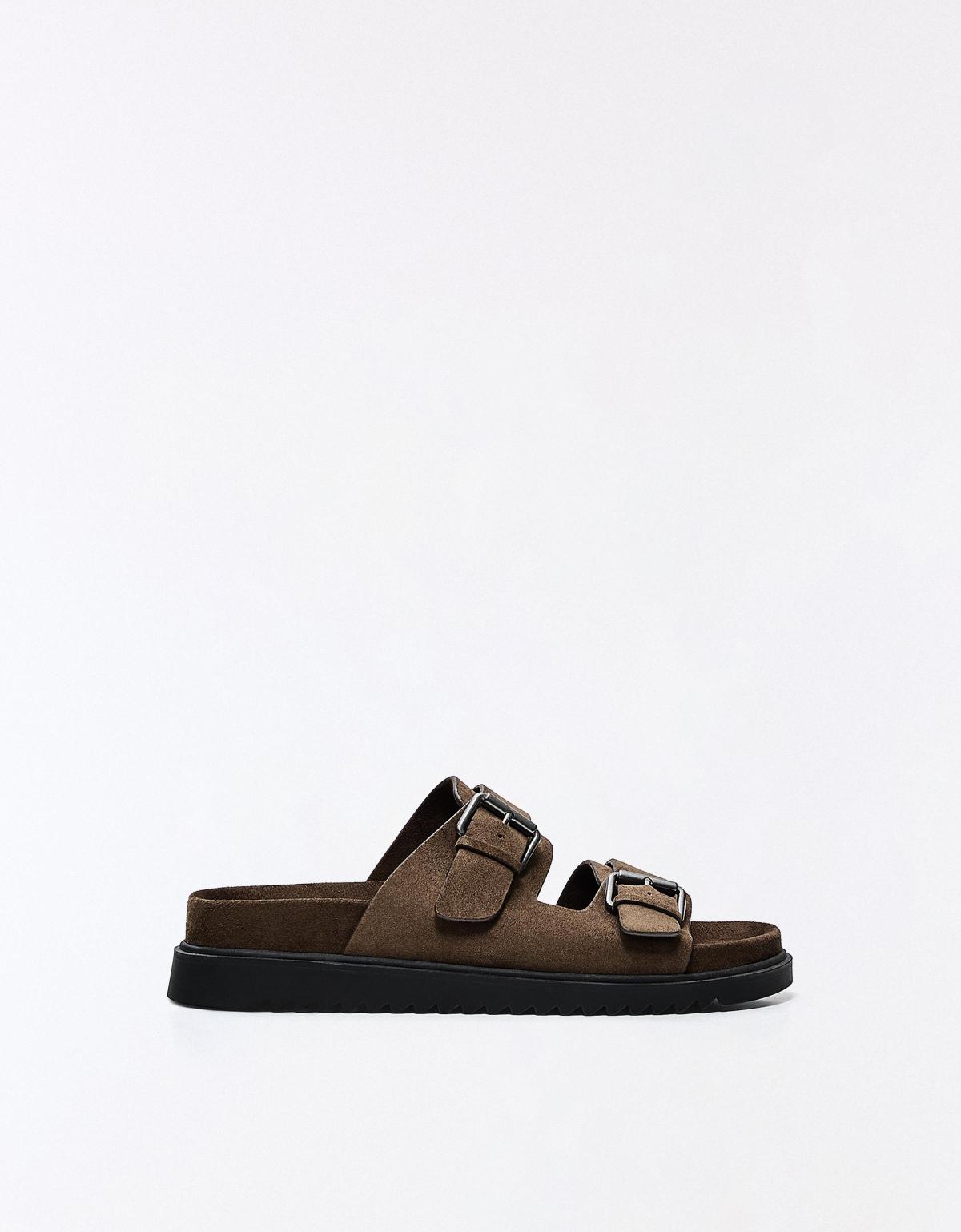 버쉬카 버클 스트랩 샌들 2701/864 BROWN
