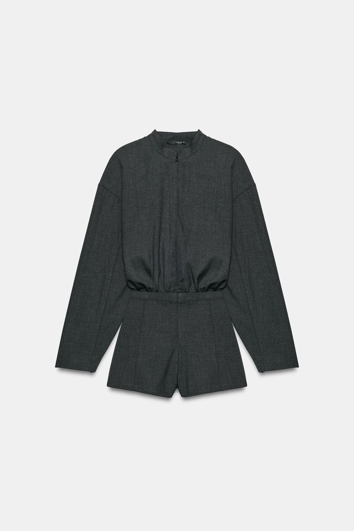 자라 지퍼 긴소매 점프수트 3152/211/801 ANTHRACITE GREY