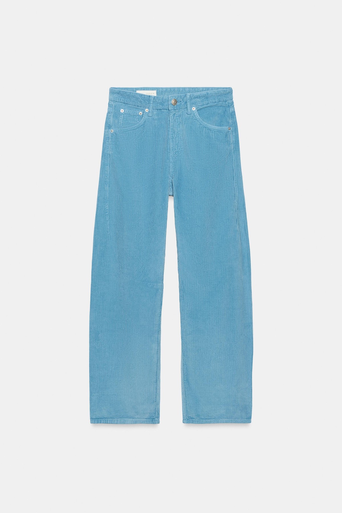 자라 코듀로이 보이프렌드핏 팬츠 8727/234/406 LIGHT BLUE