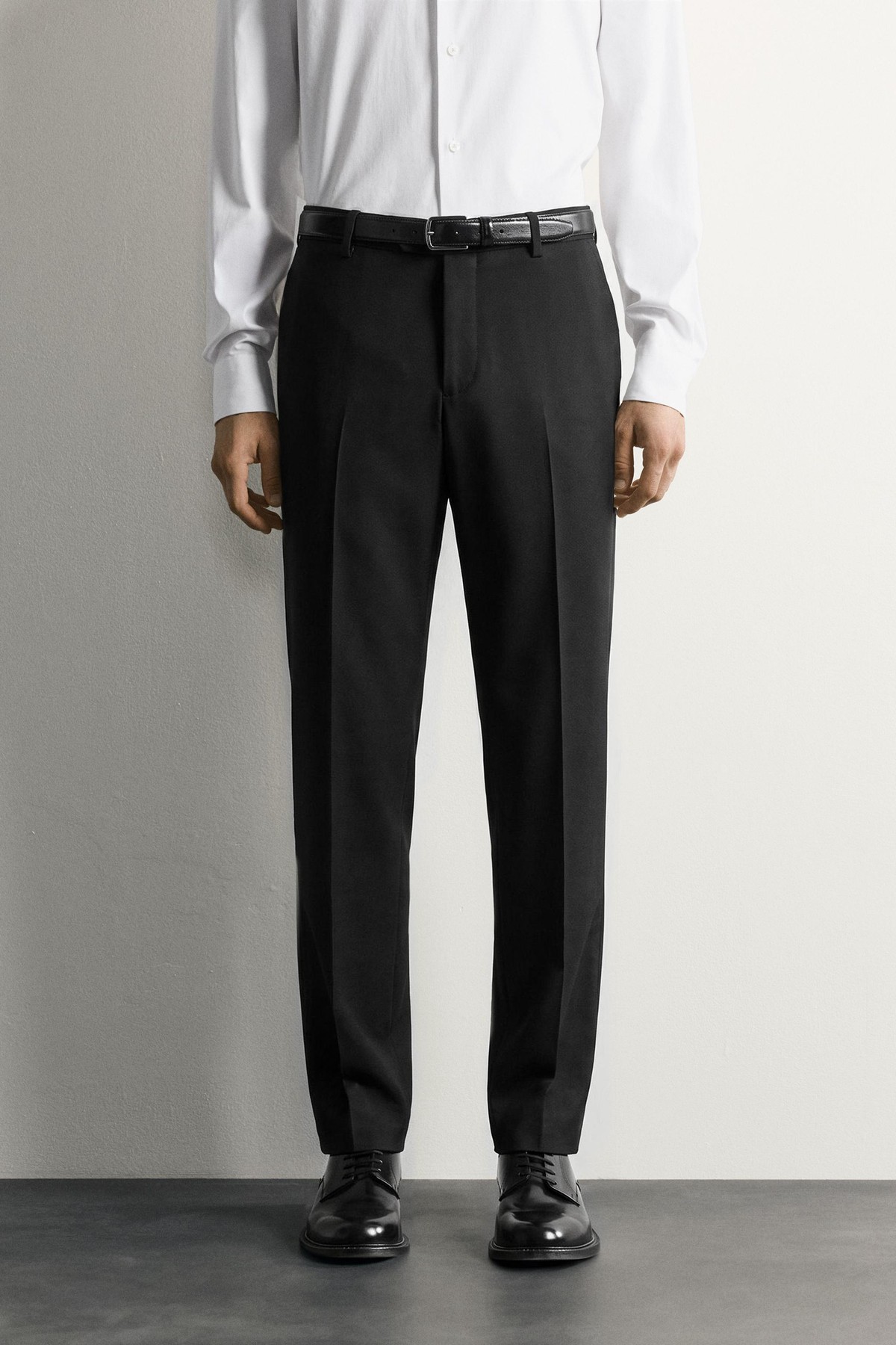 자라 레귤러핏 정장 팬츠 1081/888/800 BLACK
