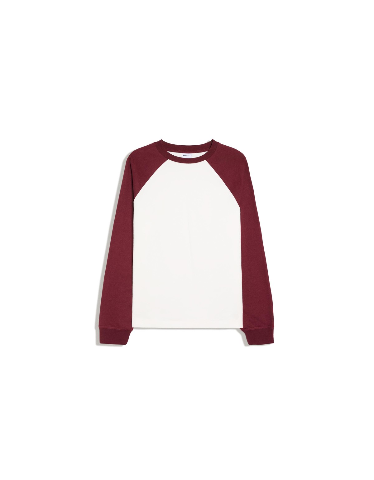 버쉬카 래글런 크루넥 긴팔 티셔츠 3489/116 BURGUNDY