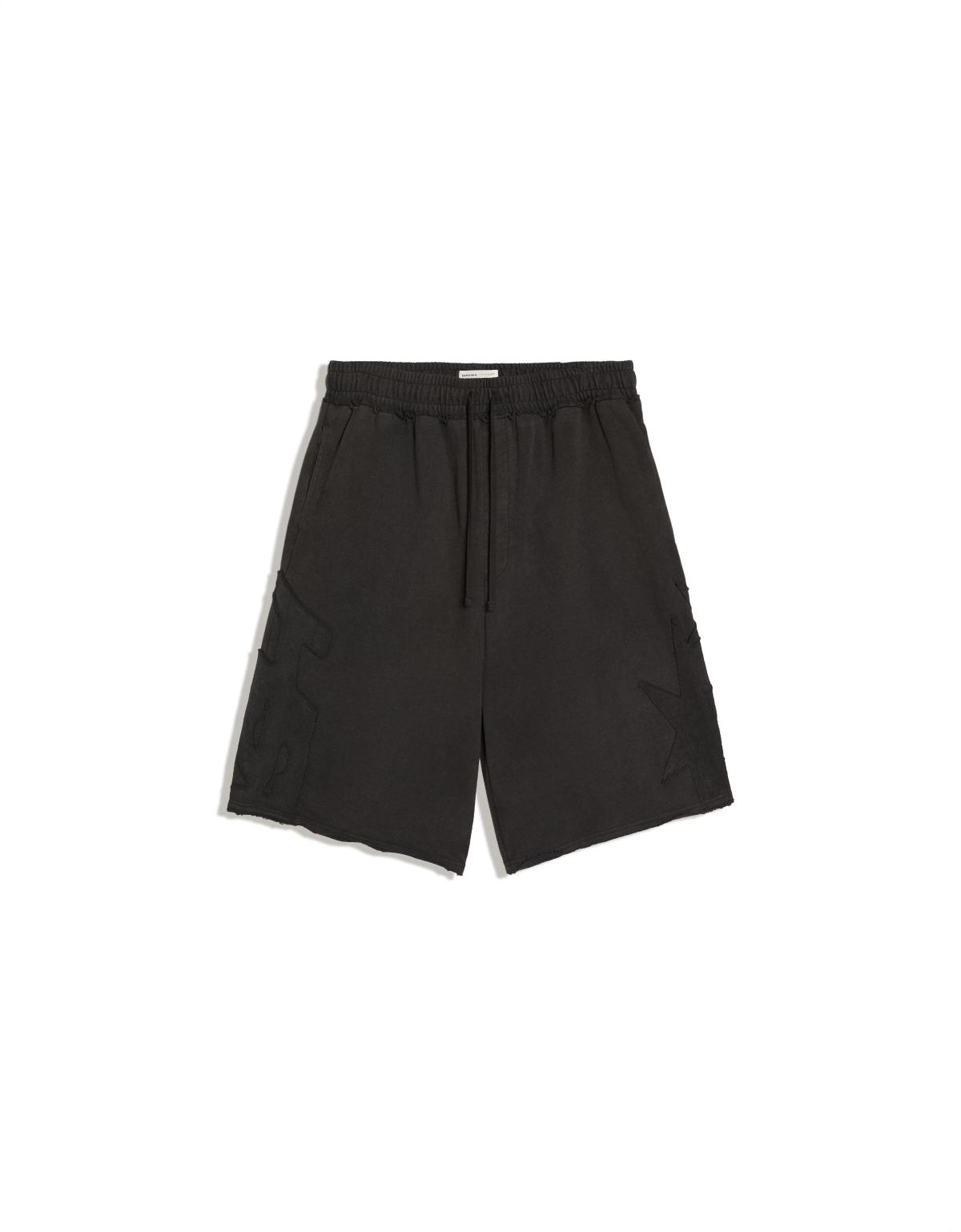 버쉬카 워시드 플리스 패치 버뮤다 반바지 2358/732 GREY